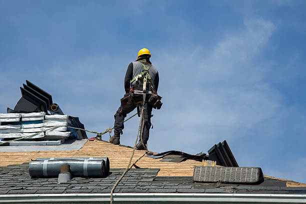 Professional Roof Replacement technician working in Northfield, NJ